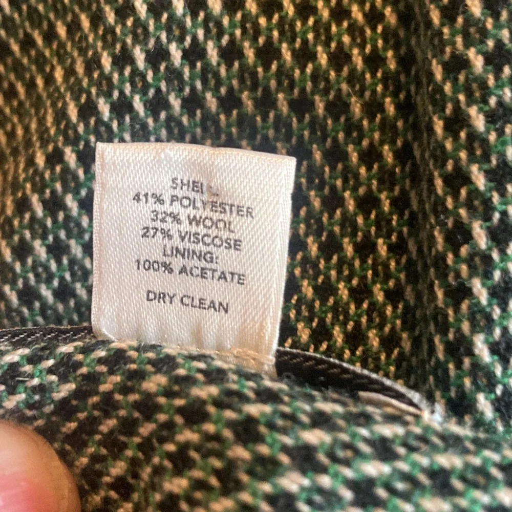 LOFT Textured Green Mini Skirt - Picture 4 of 4